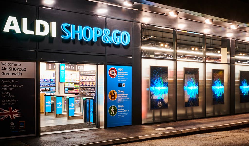 Der erste Aldi Shop&Go befindet sich im Londoner Stadtteil Greenwich. Foto: Aldi UK