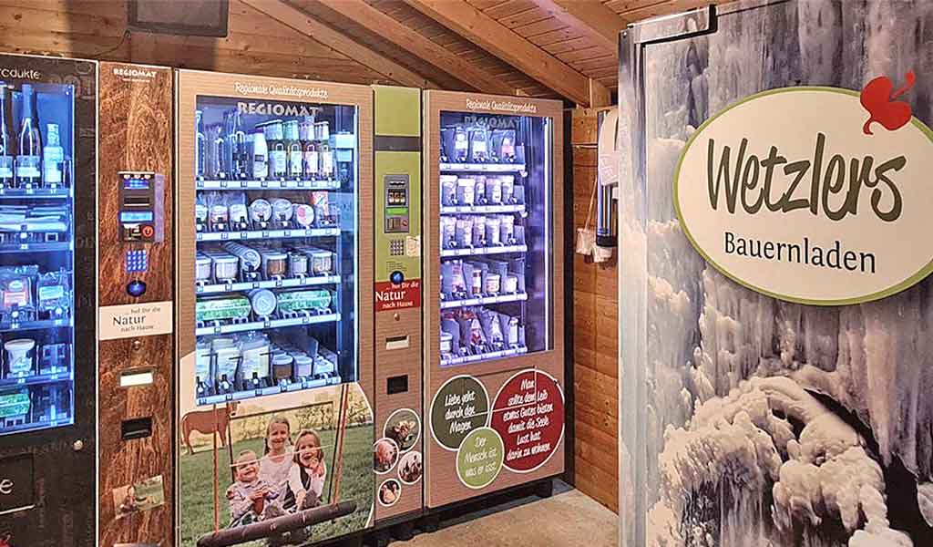 Wetzlers Bauernladen macht das Landleben mittels Automaten schmackhaft. Foto: Stüwer