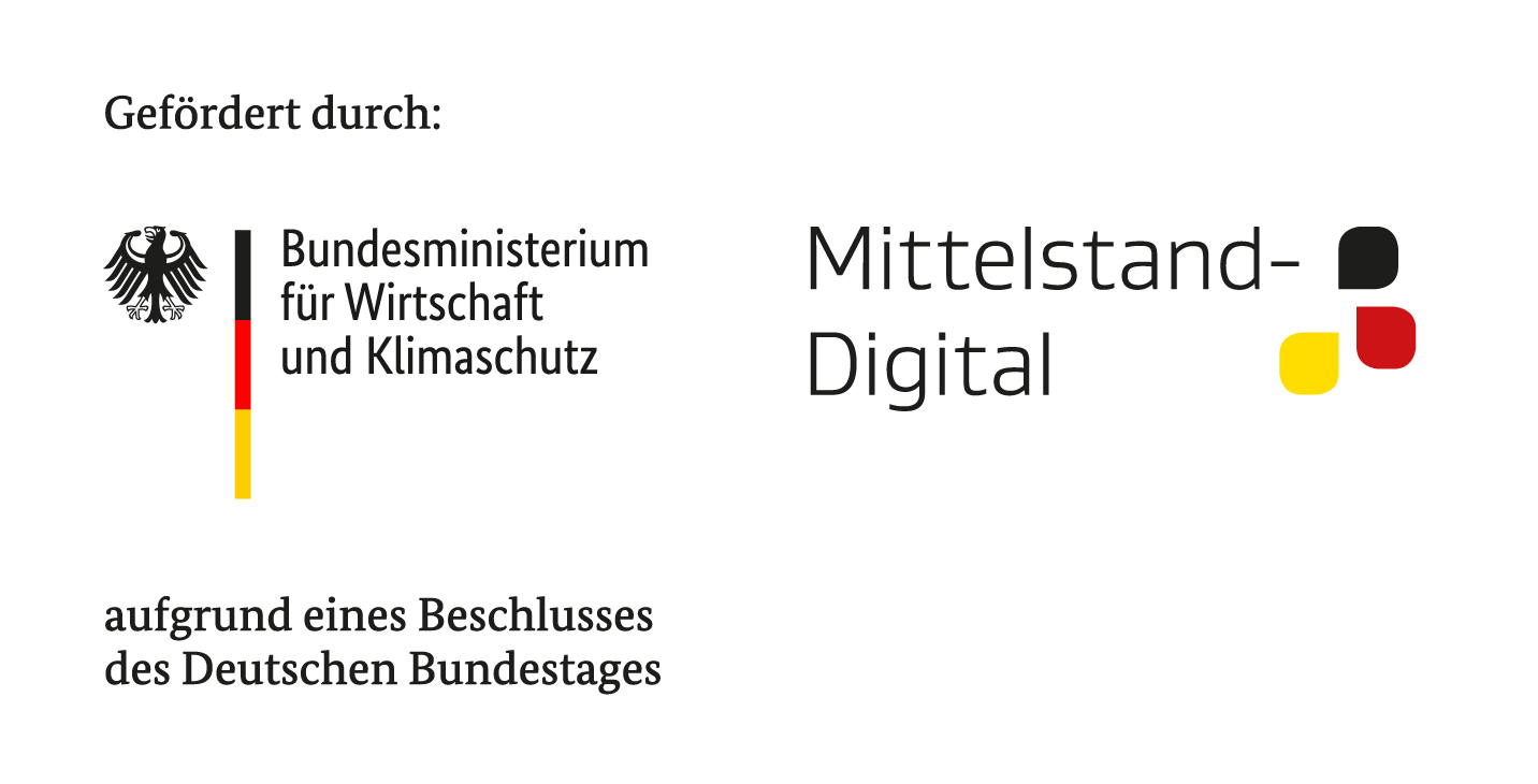 Logo Bundesministerium für Wirtschaft und Klimaschutz und Mittelstand-Digital