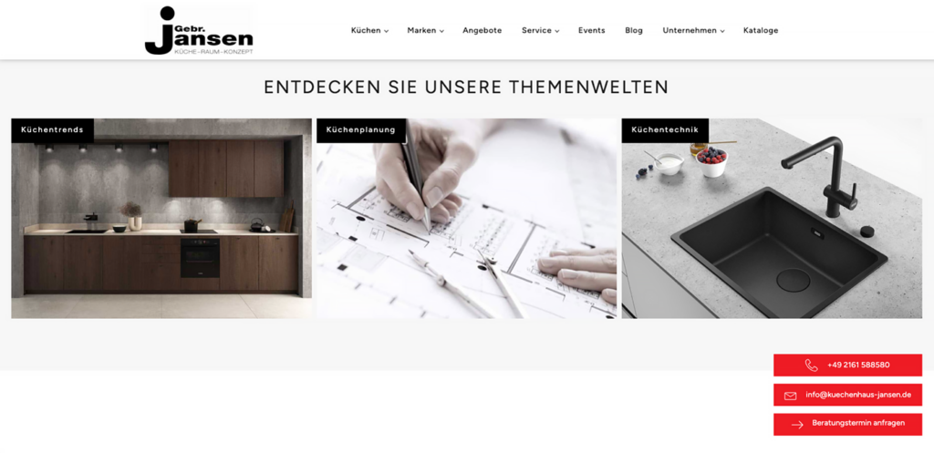Händlerprojekt Küchenhaus Jansen | Mittelstand-Digital Zentrum Handel