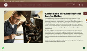 Kaffee Langen - Tradition digital gelebt | Händlerlösung | Mittelstand-Digital Zentrum Bau, Tourismus und Handel