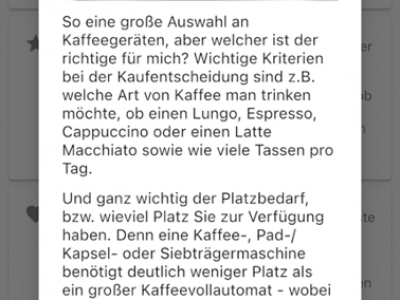 Abbildung 2: Die Umsetzung der Johann+Wittmer Team App basierend auf der JOLA-App.