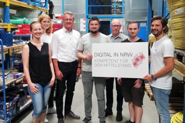 Das Team von DIgital in NRW und Elsinghorst ©Digital in NRW