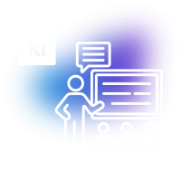 Logo KI-Train-the-Trainer | Mittelstand-Digital Zentrum Handel