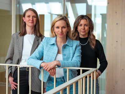 Das reo-Team aus Heilbronn - von links nach rechts: Nina Hillemeir-Köhler (Marketing & Sustainability), Steffanie Rainer (CEO) und Samira Nabatian (COO).